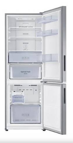 (image for) Samsung RB30N4050S8/SH 290-Litre 2-Door Refrigerator (Silver / Bottom Freezer)