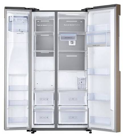(image for) Samsung RS58K66677P/SH 574L Side-by-Side Refrigerator with Water Dispenser - Click Image to Close