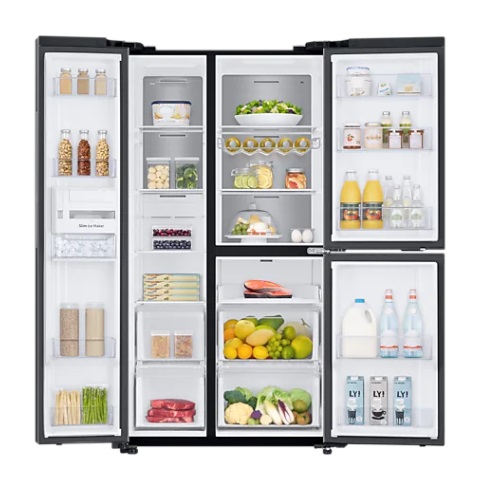 (image for) Samsung RS63R5597B4/SH 670L SpaceMax Side by Side Refrigerator - Click Image to Close
