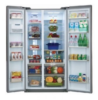 (image for) Whirlpool WF2X570NIX 567L Side-by-Side Refrigerator - Click Image to Close