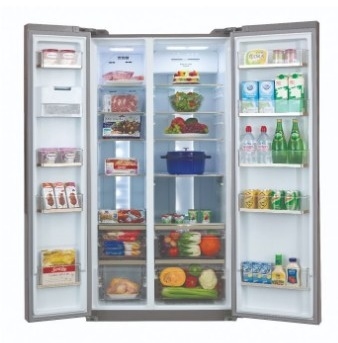(image for) Whirlpool WF2X620NTI 569L Side-by-Side Refrigerator - Click Image to Close