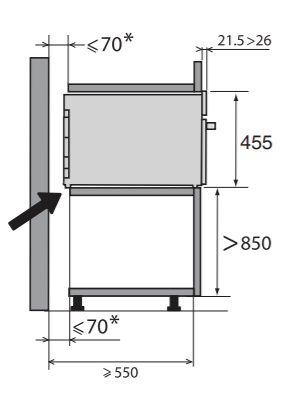 (image for) Brandt BKV6132X 29L Built-in Steam Oven