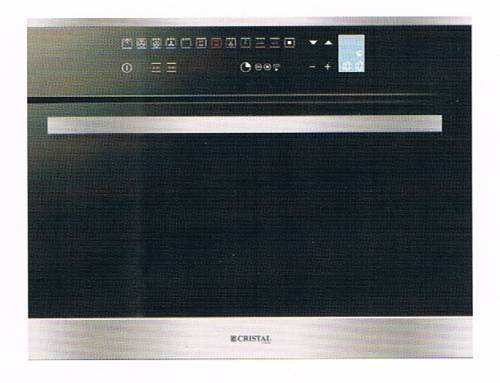 (image for) Cristal ESSENCE 45 ST 34-Litre Built-in Steam Oven with Grill (Made in Italy)