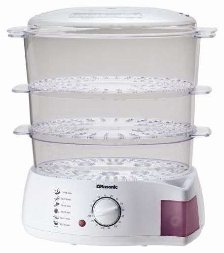 (image for) Rasonic RFS-JP3 Triple-tier Food Steamer - Click Image to Close