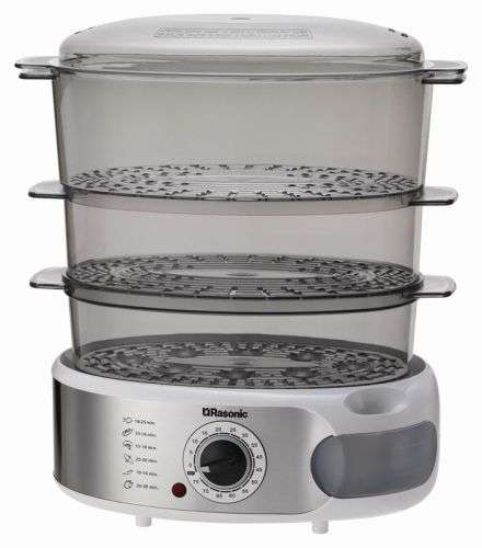 (image for) Rasonic RFS-JS3 Triple-tier Food Steamer - Click Image to Close