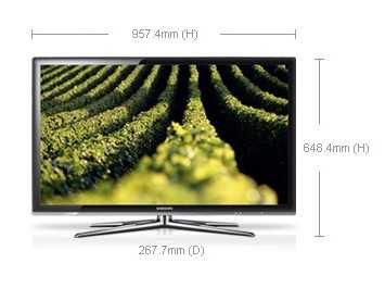 (image for) Samsung UA40C7000WM 40-inch 3D LED TV - Click Image to Close