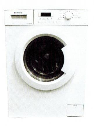(image for) CRISTAL WDC1260FMW 6kg 1200rpm Front Loading Washer-Dryer - Click Image to Close