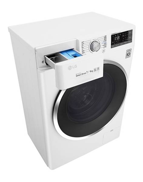 (image for) LG WF-C1207C3W 7kg 1200rpm Front Loading Washer-Dryer - Click Image to Close