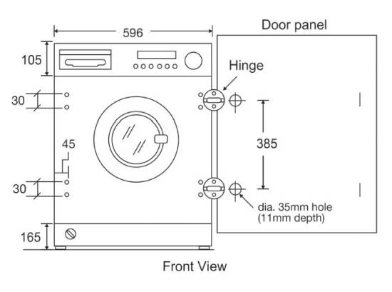 (image for) Whirlpool BWPR75210 7kg(wash)/5kg(dry) 1200rpm Front-Loading Washer-Dryer (Build-In model) - Click Image to Close
