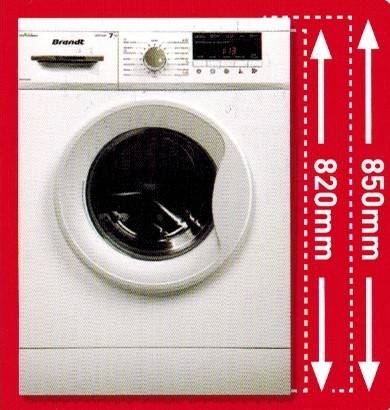 (image for) Brandt BWF712AX 7kg 1200rpm Front-Loading Washer