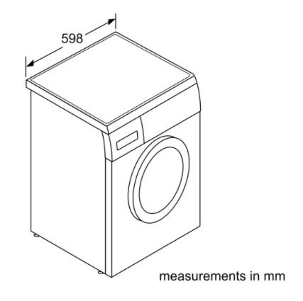 (image for) Siemens WU12P269BU 9kg 1200rpm Front-Loading Washer (H: 820mm)