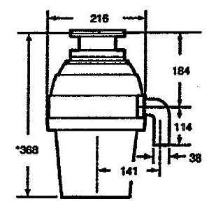 (image for) White-Westinghouse WXCB75GFCWA 3/4HP Waste Disposer - Click Image to Close