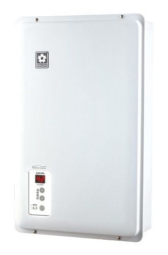 (image for) Sakura H100TF 10L/min Top flue Gas Water Heater (White) - Click Image to Close