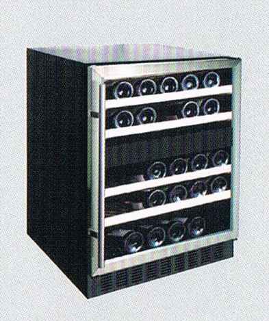 (image for) CRISTAL CW-45DES 45-Bottle Dual-Zone Wine Cellar - Click Image to Close